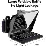 Ulanzi RT02 Universal Teleprompter for Tablets & Smartphones with Remote Control