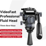 Ulanzi T045 VideoFast Heavy-Duty Fluid Head with Quick Release Plate