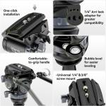 Ulanzi VideoFast Heavy-Duty Tripod with Fluid Head (Aluminum)