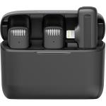 Ulanzi J12 2-Person Wireless Microphone System with Lighting Connector for iOS Devices (2.4 GHz)