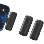 Ulanzi J12 2-Person Wireless Microphone System with Lighting Connector for iOS Devices (2.4 GHz)