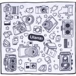 Ulanzi Protective Cloth (Black and White Camera Pattern, 17 x 17")