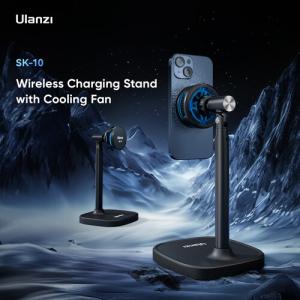 Ulanzi SK-10 Magnetic Wireless Charging Stand with Fan