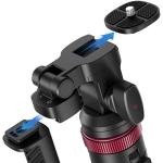 Ulanzi MT-78 Tripod with Dual Cold Shoe Mounts (Black)