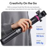 Ulanzi MT-89 Quick Release Light Stand with Cold Shoe Mount (Black)