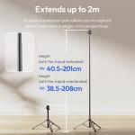 Ulanzi MT-89 Quick Release Light Stand with Cold Shoe Mount (Black)