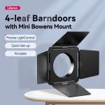 Ulanzi 4-Leaf Barndoors with Mini Bowens Mount