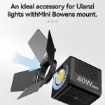 Ulanzi 4-Leaf Barndoors with Mini Bowens Mount