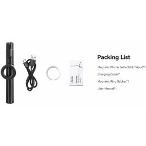 Ulanzi MG-003 Magnetic Phone Selfie Stick and Tripod (Black)