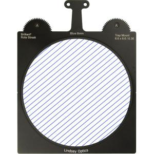 Lindsey Optics Brilliant² Rota-Streak Filter (6.6 x 6.6", Blue, 6mm Cylindrical Lens Spacing)