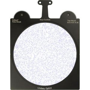 Lindsey Optics Brilliant² Rota-Streak Filter (6.6 x 6.6", Blue Confetti)