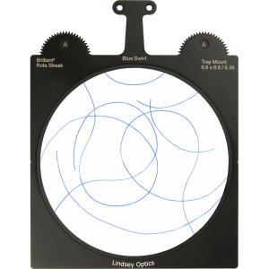 Lindsey Optics Brilliant² Rota-Streak Filter (6.6 x 6.6", Blue Swirl)