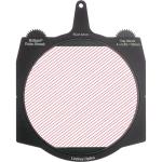 Lindsey Optics Brilliant² Rota-Streak Filter (6.6 x 6.6", Red, 4mm Cylindrical Lens Spacing)