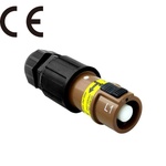 KUPO PowerFit Single-pole Line Source Connector- Line 1 Brown