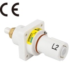 KUPO PowerFit Single-pole Panel Drain Connector- Line 2 White