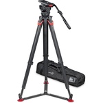 Sachtler Video 18 S2 Fluid Head with flowtech 100mm Carbon Fiber Tripod & Carry Handle Kit