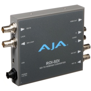 AJA ROI-SDI 3G-SDI to HDMI/3G-SDI Scan Converter with ROI Scaling