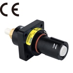 KUPO PowerFit Single-pole Panel Drain Connector- Neutral Black