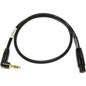 Cable Techniques CT-P35RLT-18 3.5mm TRS Right Angle to TA5F Mono Cable (18")