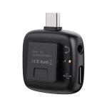 Ulanzi A30 2-Person Tiny Wireless Microphone System with USB-C Connector for Mobile Devices (2.4 GHz, Black)