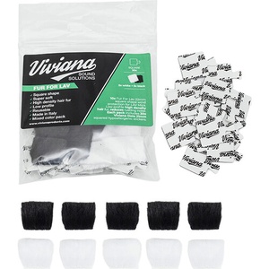 Viviana Fur for Lavalier Mics (Multi-Color Black & White, Square)