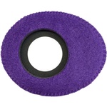Bluestar Oval Ultra Small Viewfinder Eyecushion (Fleece, Purple)