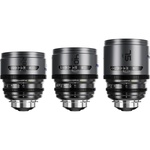 DZOFilm PAVO T2.1 2x Anamorphic 28/40/75mm 3-Lens Set (Blue Coating, PL/EF Mount, Feet)