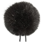 Bubblebee Industries Windbubble Miniature Imitation-Fur Windscreen (Lav Size 3, 40mm, Black)