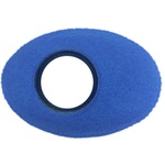 Bluestar Oval Extra-Large Viewfinder Eyecushion (Fleece, Blue)