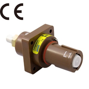 KUPO PowerFit Single-pole Panel Drain Connector- Line 1 Brown