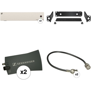 Sennheiser Dual G4 EW-D ASA Active Antenna Splitter Bundle 4 Kit