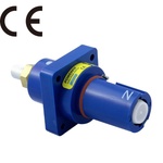 KUPO PowerFit Single-pole Panel Drain Connector- Neutral Blue