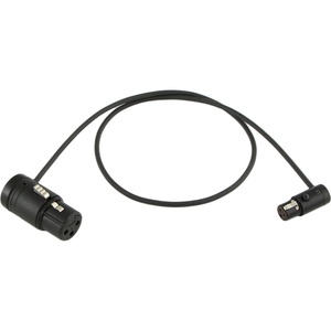 Cable Techniques CT-LPS-FX3T-24K Low-Profile LPXLR-3F to TA3F Cable (24", Black)