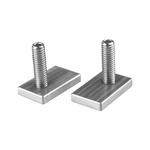 KUPO Stainless Steel Body Starter With 3/8"-16 Male Thread (Set of 2)