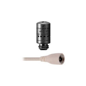 Sennheiser MKE105EW Cardioid Lavalier Microphone with Straight Cable for use with the Evolution Series Wireless Transmitters, Beige