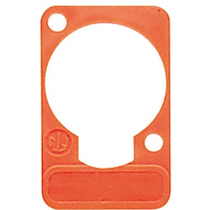 Neutrik DSS Lettering Plate (Orange)