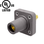KUPO K-LOK 400A Single-pole Stud Female Receptacle- Gray