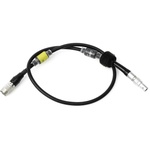 ARRI 12V, 2-Pin LEMO-Type Male to 4-Pin Hirose-Type (Female) Power Cable (20")