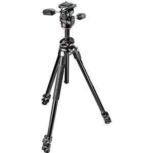 Manfrotto 290 Dual Aluminum Tripod with 3-Way Pan/Tilt Head