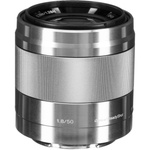 Sony E 50mm f/1.8 OSS Lens (Silver)