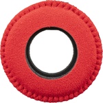Bluestar Round Ultra Small Viewfinder Eyecushion (Ultrasuede, Red)