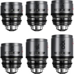 DZOFilm PAVO T2.1 2x Anamorphic 6-Lens Set (Neutral Coating, PL/EF Mount, Feet)