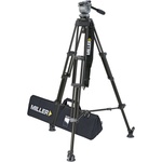 Miller DS-20 Aluminum Tripod System - consists of: DS-20 Fluid Head, DS 2-Stage Tripod, Mid-Level Spreader and Softcase - Supports 20 lbs