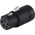 Cable Techniques Low-Profile Right Angle XLR 4-Pin Female (Large, B-Shell)