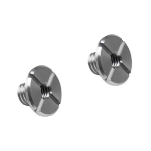 KUPO Stainless Steel Slotted Pan Head 3/8"-16mm Screws (Set of 5)