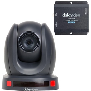 Datavideo HDBaseT PTZ Camera with 20x Optical Zoom and HBT-6 HDBaseT Receiver Box (Black)