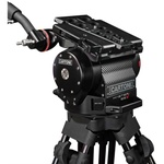 Cartoni Master 65 Head with Dovetail Plate and Two Telescopic Pan Handles