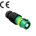 KUPO PowerFit Single-pole Line Source Connector- Earth Green