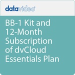 Datavideo BB-1 Kit and 12-Month Subscription of dvCloud Essentials Plan