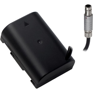 Tilta DMW-BLF19 Dummy Battery to 3-Pin Fischer Power Cable (14")